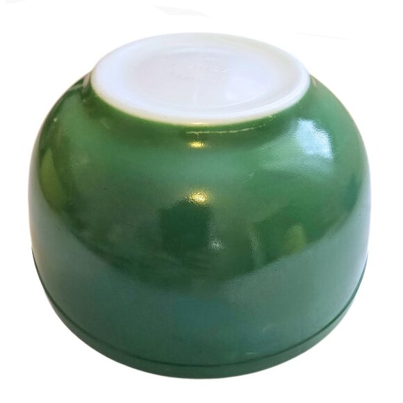 Vintage Pyrex Primary Colours Blue Green Yellow Nesting Mixing Bowls Set of 3 - Picture 8 of 16